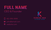 Creative Startup Letter K Business Card Image Preview