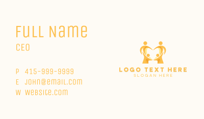 Orphanage Adoption Childcare  Business Card Image Preview