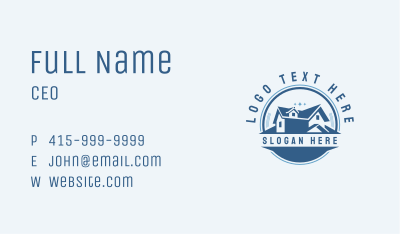 House Home Roofing Repair  Business Card Image Preview