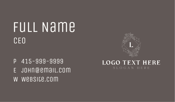 Lifestyle Fashion Beauty Business Card Design Image Preview