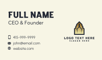 Gold Skyscraper Building Business Card Image Preview