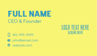 Tropical Surf  Business Card Image Preview