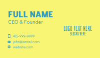 Tropical Surf  Business Card Design