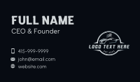 Racing Car Garage Business Card Image Preview