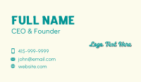 Vintage Star Wordmark Business Card Image Preview