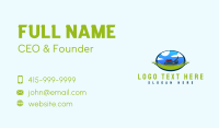 Lawn Mower Landscape Business Card Image Preview