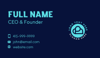 Cyber Tech Cloud Business Card Image Preview