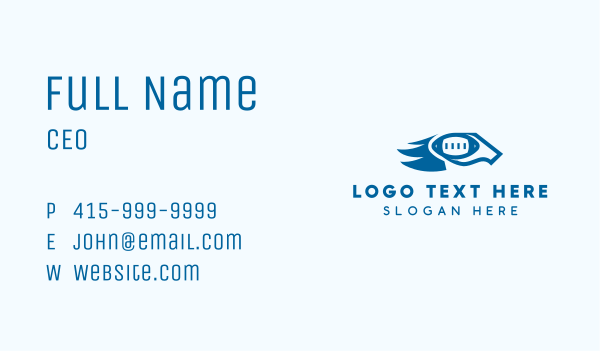 Blue Horse Football Team Business Card Design Image Preview