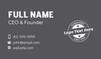 White Circle Firm Business Card Image Preview