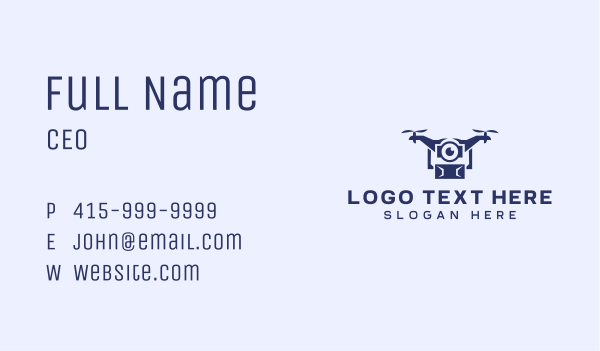 Drone Delivery Technology Business Card Design Image Preview
