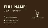 Iced Coffee Frappe Cafe Business Card Preview