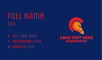 Spartan Idea Light Bulb Business Card Image Preview