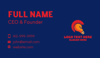 Spartan Idea Light Bulb Business Card Image Preview