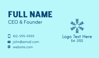 Winter Snowflake  Business Card Preview