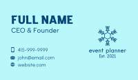 Winter Snowflake  Business Card Image Preview