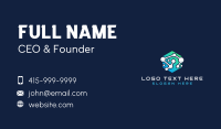 Network Technology Link Business Card Design