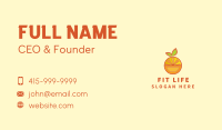 Orange Fruit Puzzle Business Card Image Preview