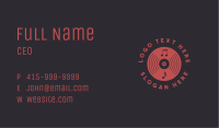 Vinyl Music Disc Business Card Image Preview