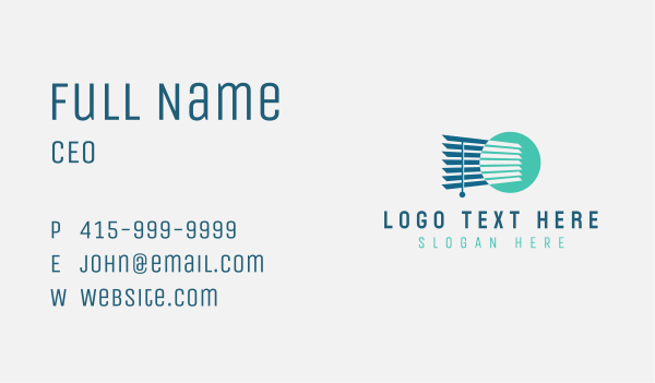 Curtain Window Blinds Business Card Design Image Preview