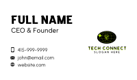 Y2K Technology Glow Globe Business Card Image Preview