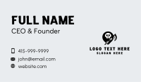 Satan Skull Scythe Business Card Image Preview