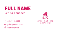 Lotus Beauty Salon Business Card Image Preview