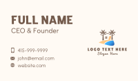 Beach Sand House Business Card Image Preview