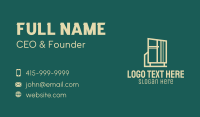 Closet Cabinet Furniture  Business Card Design