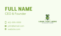 Shovel Greenhouse Plant Business Card Preview