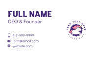 Unicorn Plush Toy Business Card Image Preview