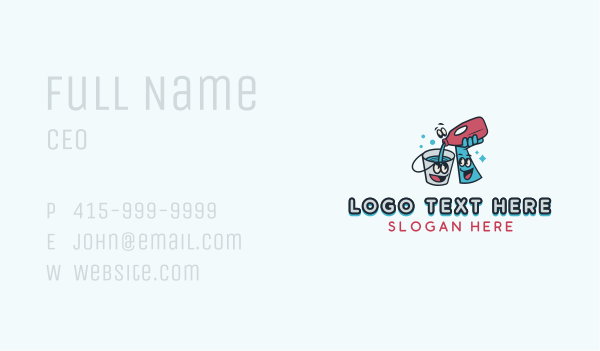 Cleaning Sanitation Detergent Business Card Design Image Preview