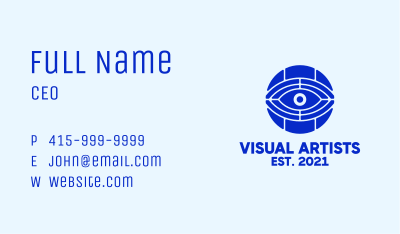 Digital Security Eye  Business Card Image Preview