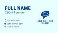 Tech Brain Chat Business Card Image Preview