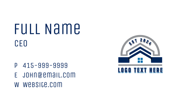 Roof Construction Maintenance  Business Card Design Image Preview