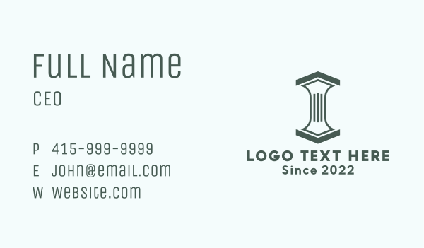 Column Architecture Business Card Design Image Preview