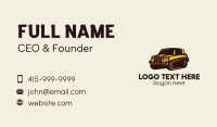 Modern Track Vehicle  Business Card Design