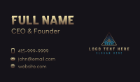 Tech Developer Pyramid Business Card Design