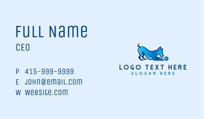 Pet Dog Toy Business Card Image Preview