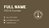 Yard Gardening Shovel Business Card Image Preview