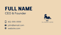 Playing Cute Puppy Business Card Image Preview