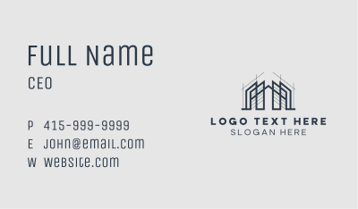 Industrial Property Architecture Business Card Image Preview
