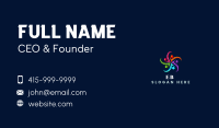 Volunteer Community Star Business Card Image Preview