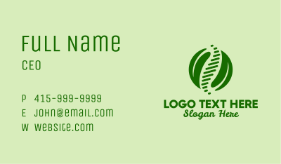 Environmental Science Leaves Business Card Image Preview