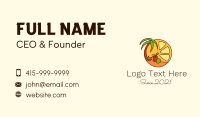 Tropical Lime Beach Business Card Image Preview