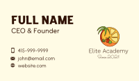 Tropical Lime Beach Business Card Image Preview