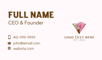 Elegant Flamingo Badge  Business Card Image Preview