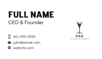 Wine Bar Letter Y Business Card Image Preview