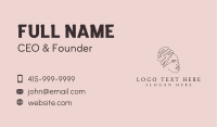 Beauty Lady Headwrap Business Card Image Preview