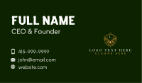 Noble Floral Deer Business Card Image Preview