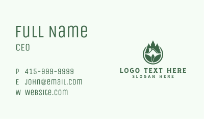 Greenhouse Gardening  Landscaping Business Card Image Preview